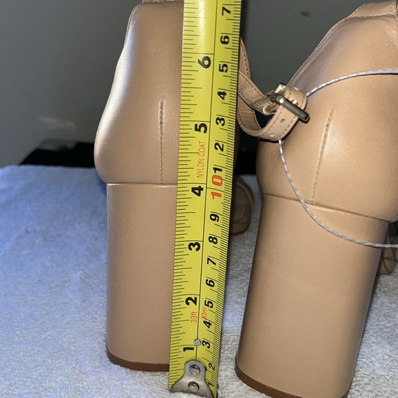 Gianni Bini Elegant Tan Block Heel Sandals - Picture 13 of 13